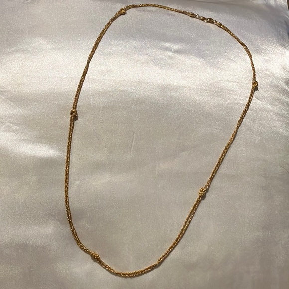 Avon Gold Twisted Chain‎ with Knots Necklace - Picture 5 of 6